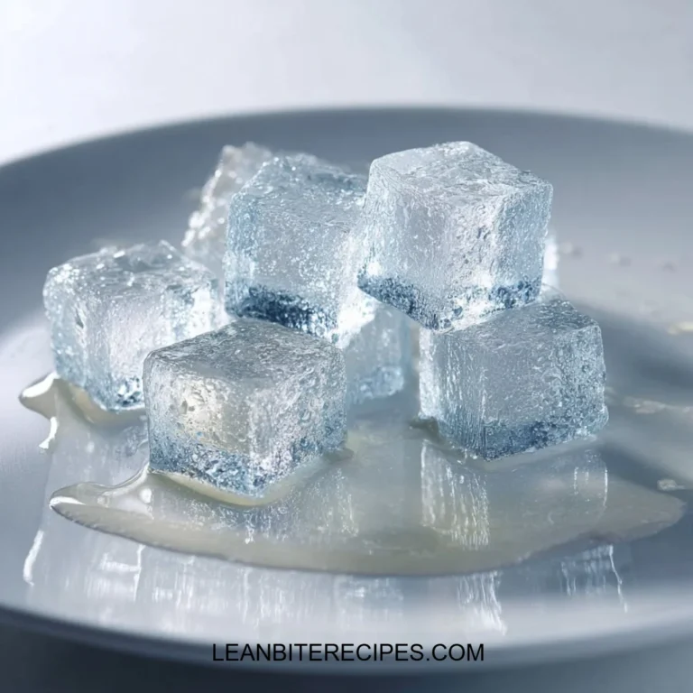 A colorful assortment of clear gelatin treats in various shapes and sizes.