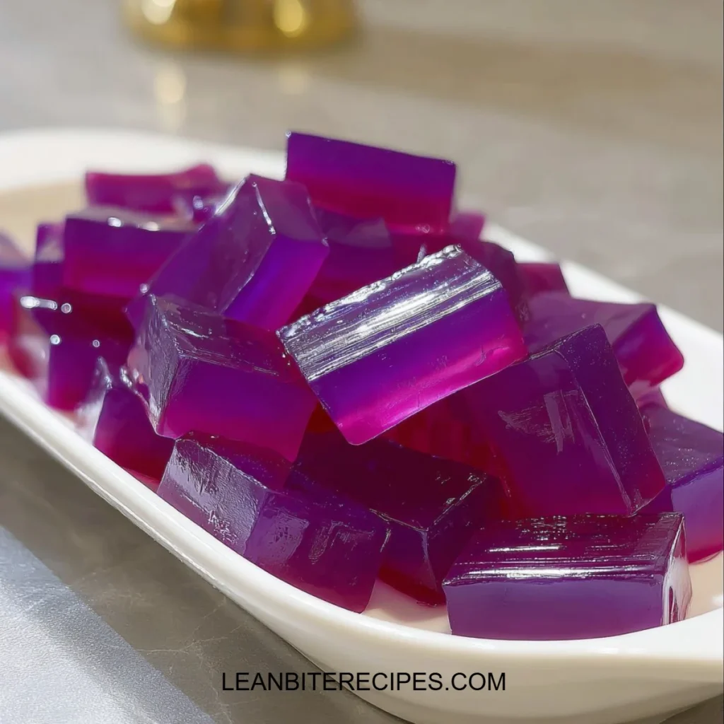 A vibrant pink gelatin dessert showcasing the gelatin trick for fun recipes.