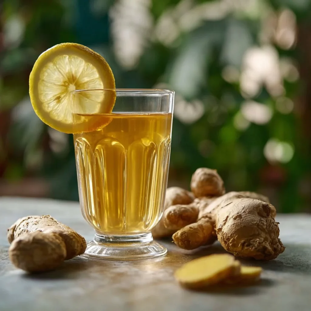 A refreshing glass of Canaan Honey Drink with natural ingredients.