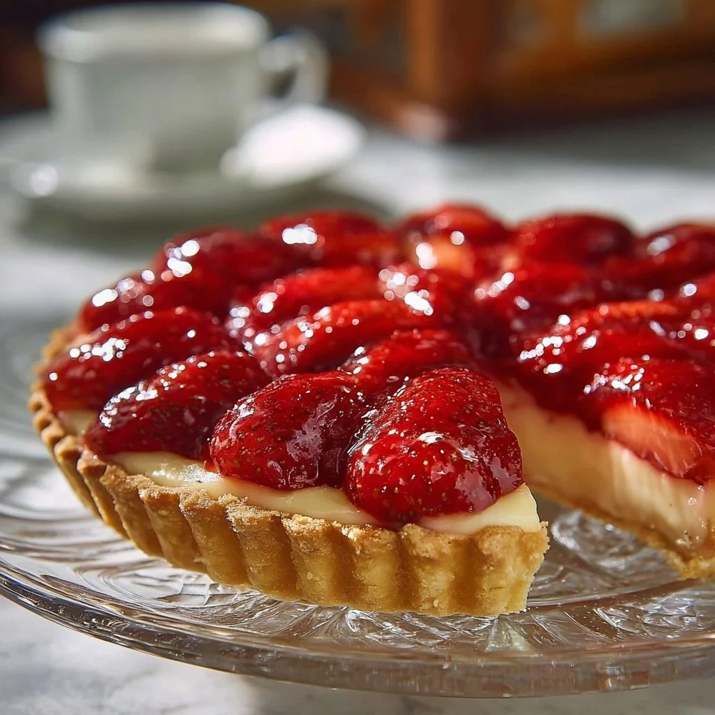 Strawberry Gelatin Pie